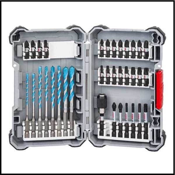 Set de Mechas Multiconstrucción y Puntas Impact Control - 35 Piezas - Bosch