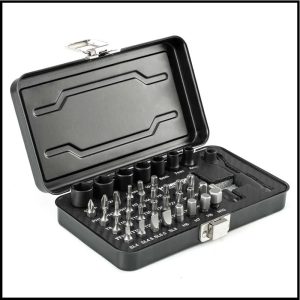 Juego de Bocallaves y Puntas de Impacto - Encastre de 1/4" - 39 Piezas - Hamilton