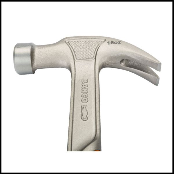 Martillo de Carpintero con Saca Clavos - Mango Ergonómico Bi-componente - Bahco
