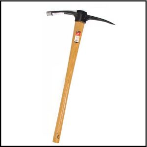 Pico Forjado Punta y Pala - 75 cm. - Cabo de Madera - Biassoni