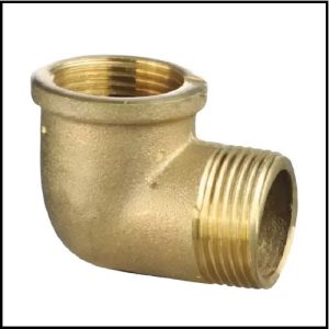 Codo Macho Hembra de Bronce Trefilado