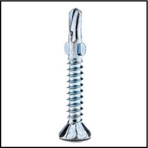 Tornillo Aleteado Punta Mecha Zincado - Newtek