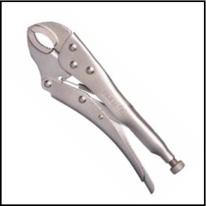 Pinza de Fuerza (Perro) de 10" - Boca Curva - Serie 500 - Bulit