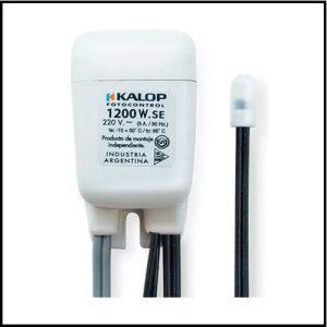 Fotocélula - Fotocontrol - Conexión de 4 Cables con Sensor Externo - Kalop