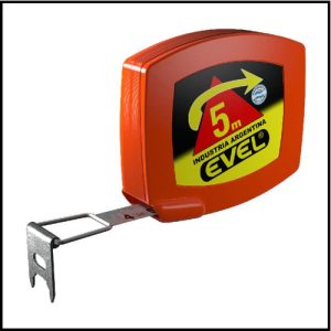 Cinta Métrica Enrrollable - 12 mm Ancho - Premium - Evel