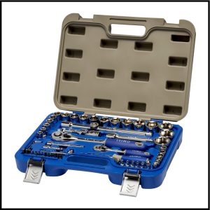 Juego de Bocallaves y Accesorios Encastre de 1/2" y 1/4" - 58 Piezas - Irimo
