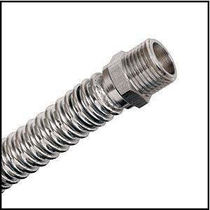 Flexible de Acero Inoxidable con Macho Giratorio - Latynflex