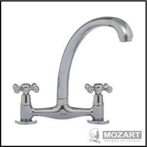 Mezcladora para Cocina Mesada - Pico J Grueso - Línea Madrid - Mozart
