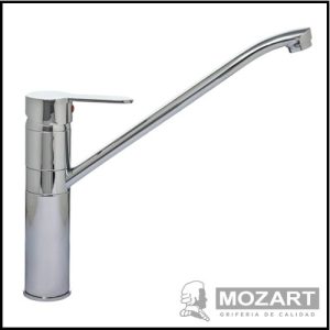 Monocomando para Mesada Cocina Largo - Caño 27 cm. - Línea Madrid - Mozart