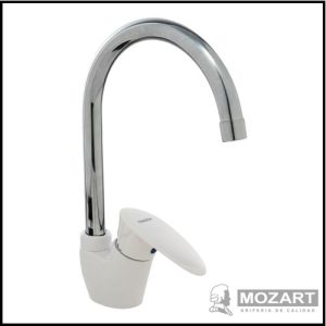 Monocomando para Cocina Mesada - Pico Cisne - Plástico ABS - Línea Doha - Mozart