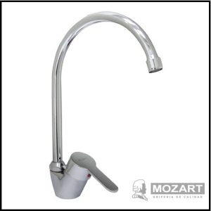 Monocomando para Cocina Mesada - Pico J Fino - Línea Madrid - Mozart