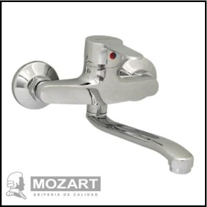 Monocomando para Cocina Pared - Pico Bajo - Línea Madrid - Mozart