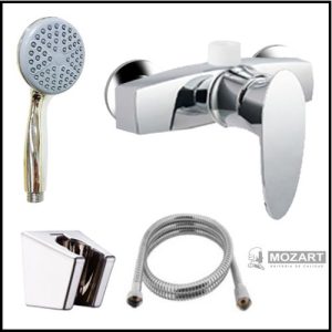 Monocomando para Ducha sin Transferencia - Plástico ABS - Línea Doha - Mozart