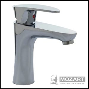 Monocomando para Lavatorio - Pico Recto - Línea Doha - Mozart