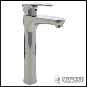 Monocomando para Lavatorio Alta - Pico Recto - Plástico ABS - Línea Doha - Mozart