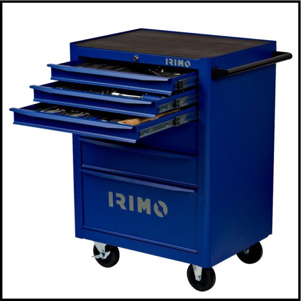 Carro de Herramientas con 206 Piezas - 6 Cajones - 954 x 501 x 677 mm - Irimo