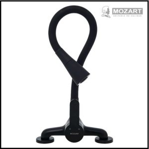 Mezcladora Monocomando para Cocina Mesada - Pico Cono Flexible - Negro - Línea Seúl - Mozart