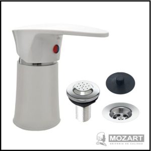 Monocomando para Bidet sin Transferencia - Plástico ABS - Línea Doha - Mozart