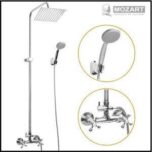 Set de Ducha Mezcladora con Duchador - Línea Madrid - Mozart