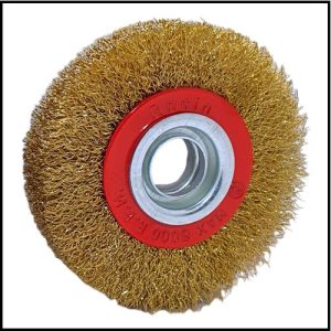 Cepillo Circular Ondulado - Acero Bronceado - Rhein