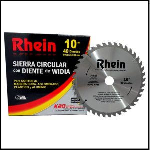 Sierra Circular con Dientes de Widia - Rhein