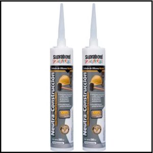 Sellador de silicona neutra para construcción - policarbonato y aluminio - Suprabond