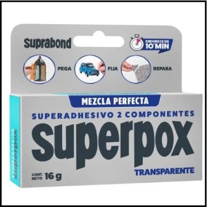 Superpox adhesivo transparente - 2 componentes - Suprabond