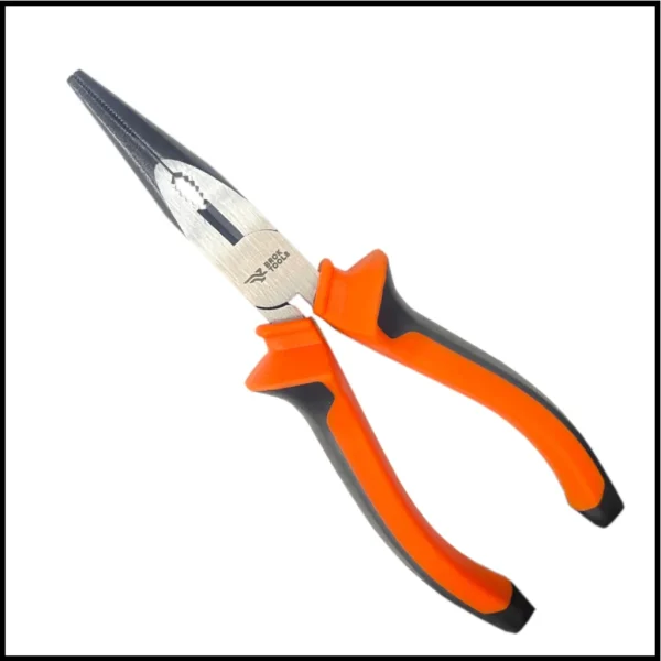 Pinza de Punta - Media Caña - Mango Antideslizante - Broktools - Brogas