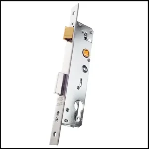 Cerradura de Seguridad Angosta - Pasador Rectangular - Sin Cilindro - Kallay 2006