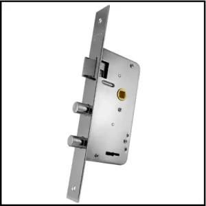 Cerradura de Seguridad de 6 Placas - Doble Pasador Cilíndrico - Trabex 2105