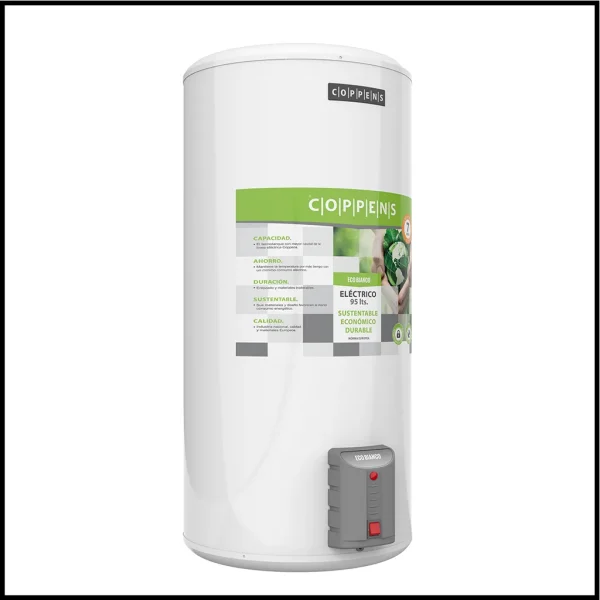 Termotanque Eléctrico de 40/65/95 Litros - Conexión Inferior - Ecobianco - Coppens